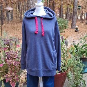 J. Crew Vintage Tunic Hoodie Sweatshirt."Bum-concealing length" SUPER SOFT COMFY